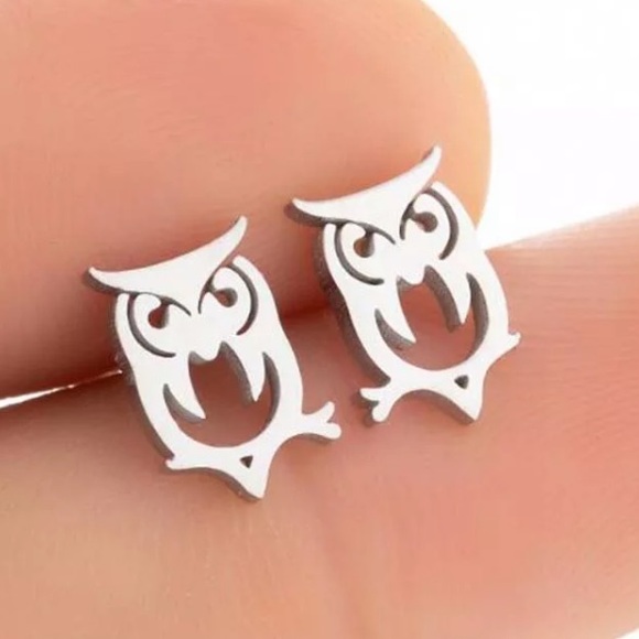 Jewelry - Stainless Steel Owls🦉 Stud Earrings